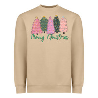 Mushroom merry christmas trees Heavyweight Sweatshirt - CowGirlArtShop