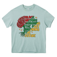 Arona black history honoring the past inspiring the futu Heavy Core Tee - MaliasSmallBusiness