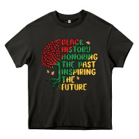 Black History Honoring The Past Inspiring The Futu Heavy Core Tee | Teevron