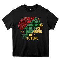 Black black history honoring the past inspiring the futu Heavy Core Tee - MaliasSmallBusiness