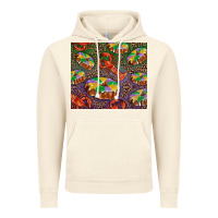 Vintage Artic mardi gras king cake and crawfish Vintage Hoodie - RanaPortraitStore