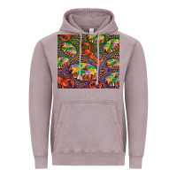 Vintage Zinc mardi gras king cake and crawfish Vintage Hoodie - RanaPortraitStore