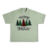 Oil Green Merry Christmas Trees Urban Heavy Tee - Bettercallsaul