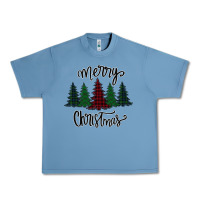 Pebble Blue Merry Christmas Trees Urban Heavy Tee - Bettercallsaul