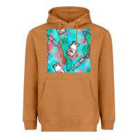 Meerkat Nurse Gloves Seamless Pattern Heavyweight Hoodie - BundleAndBundleShop