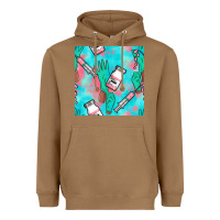 Toasted Coconut Nurse Gloves Seamless Pattern Heavyweight Hoodie - BundleAndBundleShop