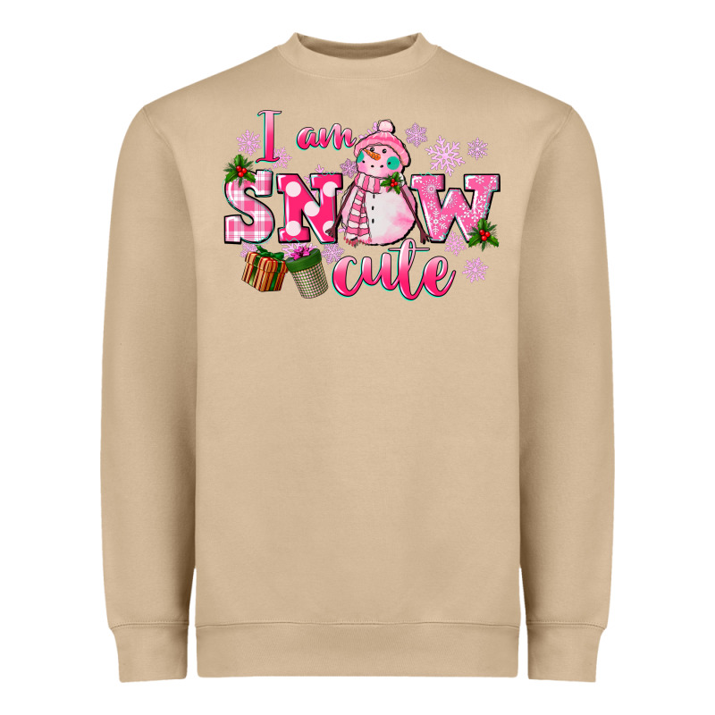 I Am Snow Cute Heavyweight Sweatshirt by CowGirlArtShop | Teevron