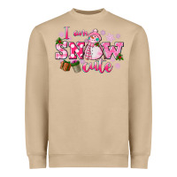Mushroom i am snow cute Heavyweight Sweatshirt - CowGirlArtShop