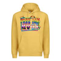 Antique Gold Free dad hugs pride Premium Hoodie - FaDigitalArtStudio