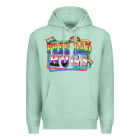 Seafoam Free dad hugs pride Premium Hoodie - FaDigitalArtStudio