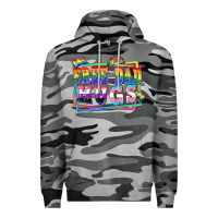 Slate Camo Free dad hugs pride Premium Hoodie - FaDigitalArtStudio