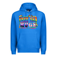 Free Dad Hugs Pride Premium Hoodie | Teevron