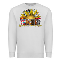 Dove Grey Teacher Premium Sweatshirt - CowhideDigitalArt