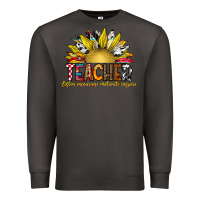 Smoke Teacher Premium Sweatshirt - CowhideDigitalArt