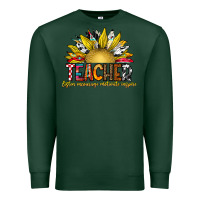 Sports Green Teacher Premium Sweatshirt - CowhideDigitalArt