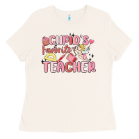 Bone cupid's favorite teacher Ladies Tee - MaliasSmallBusiness