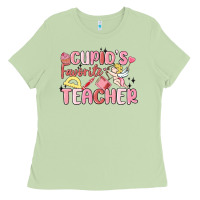 Matcha cupid's favorite teacher Ladies Tee - MaliasSmallBusiness