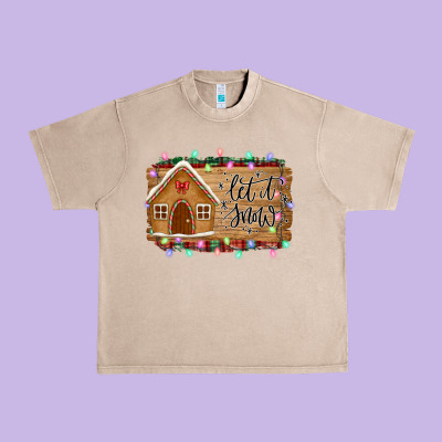 Let It Snow Urban Heavy Tee Designed By Bettercallsaul