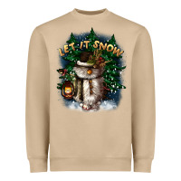 Let It Snow Heavyweight Sweatshirt | Teevron