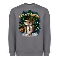 Storm let it snow Heavyweight Sweatshirt - CowGirlArtShop