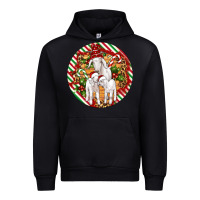 Black christmas goat family ornament Urban Hoodie - Artiststas