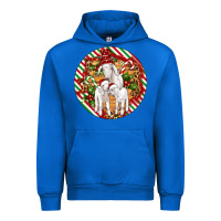 Cobalt christmas goat family ornament Urban Hoodie - Artiststas