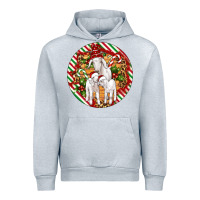 Heather Grey christmas goat family ornament Urban Hoodie - Artiststas