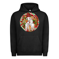 Pigment Black christmas goat family ornament Urban Hoodie - Artiststas
