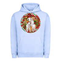 Pigment Grape Ice christmas goat family ornament Urban Hoodie - Artiststas