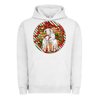 Pigment Lunar Rock christmas goat family ornament Urban Hoodie - Artiststas