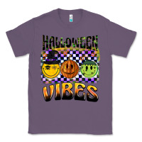 Lavender halloween vibes smiley face Classic Tee - BarkalooDesign