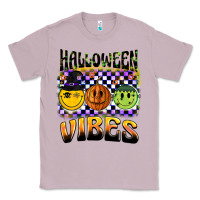 Lilac halloween vibes smiley face Classic Tee - BarkalooDesign