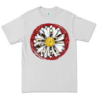 Dove Grey daisy Premium Tee - JahusDesignShop