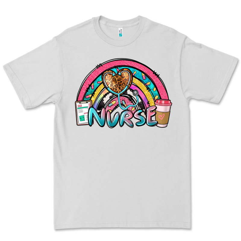 Nurse Rainbow Premium Tee by NancyCooperArtShop | Teevron