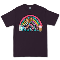 Plum nurse rainbow Premium Tee - NancyCooperArtShop