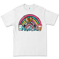 White nurse rainbow Premium Tee - NancyCooperArtShop