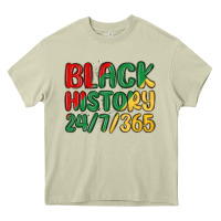 Mossy black history Heavy Core Tee - MaliasSmallBusiness
