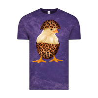 Cloud Purple Chick with Leopard Eggshell Vintage Tee - Bettercallsaul