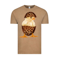 Vintage Coffee Chick with Leopard Eggshell Vintage Tee - Bettercallsaul