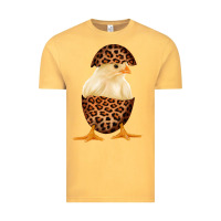 Vintage Mustard Chick with Leopard Eggshell Vintage Tee - Bettercallsaul