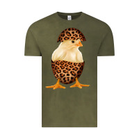 Vintage Olive Chick with Leopard Eggshell Vintage Tee - Bettercallsaul