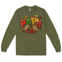 Army Green Papa cito Long Sleeve Tee - NancyCooperArtShop