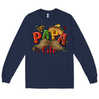 Navy Papa cito Long Sleeve Tee - NancyCooperArtShop
