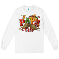 White Papa cito Long Sleeve Tee - NancyCooperArtShop