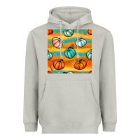 Moon Dust Pumpkin And Glitter Seamless Pattern Heavyweight Hoodie - BundleAndBundleShop