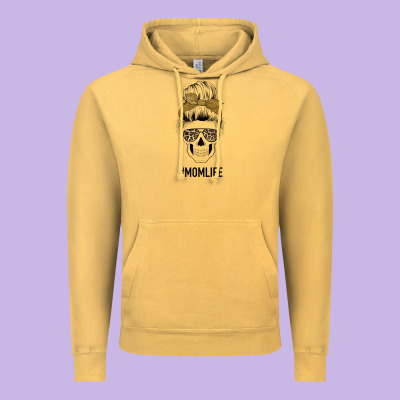Glitter Patterned Leopard Mom Skull Vintage Hoodie Designed By Bettercallsaul