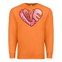 Carrot heart shaped love valentine's day Premium Sweatshirt - LillyAllenDesigns