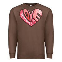 Chestnut heart shaped love valentine's day Premium Sweatshirt - LillyAllenDesigns