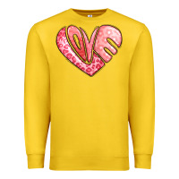 Lemon heart shaped love valentine's day Premium Sweatshirt - LillyAllenDesigns