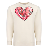 Sandshell heart shaped love valentine's day Premium Sweatshirt - LillyAllenDesigns